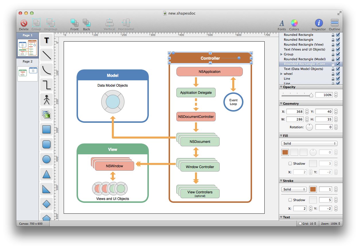 mac tool for architecture diagrams
